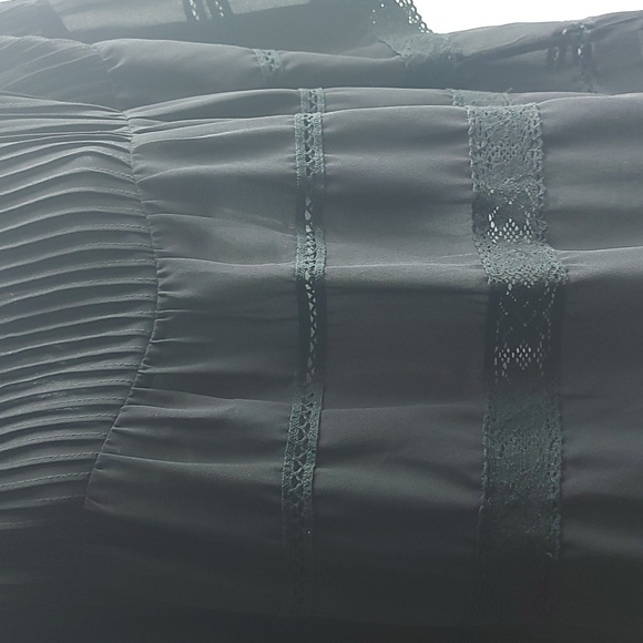 Renee C. Sheer Short Sleeve Top - Picture 2 of 5